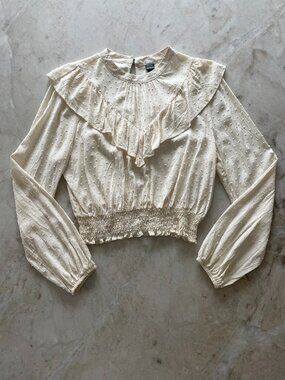 Wild Fable Women's Cream Blouse